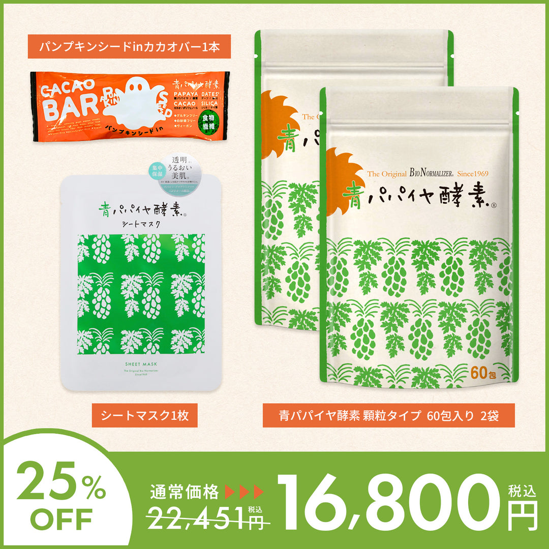 【25%OFF】青パパイヤの日記念セット