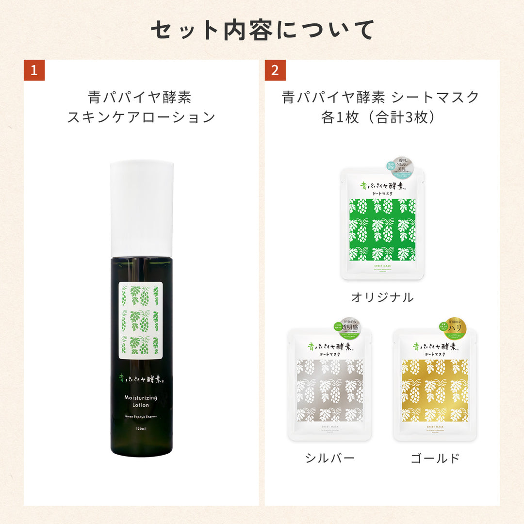 【20%OFF】青パパイヤ酵素スキンケアセット【送料無料】