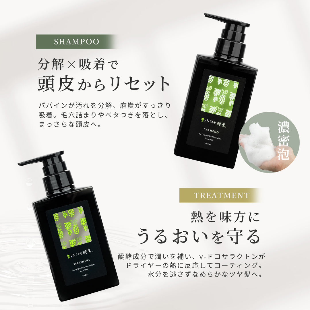 【予約】青パパイヤ酵素シャンプー トリートメント【9/14より順次発送予定】